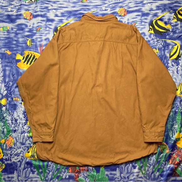 Carhartt Quilt Lined Canvas Button Up Work/Barn Coat Mens - Picture 4 of 4